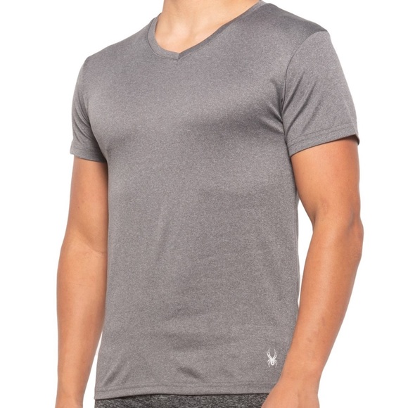 Spyder Mens Profiber Vneck Tshirt Tee 